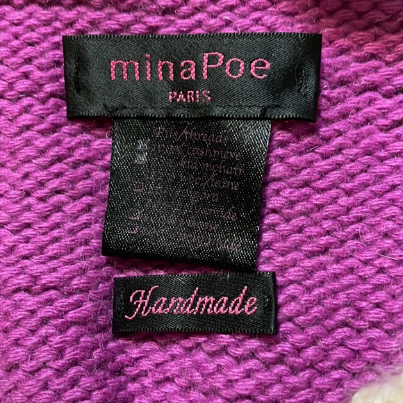 100% cashmere knitted collar unique and paid 3000 euro! - Picture 6 of 6